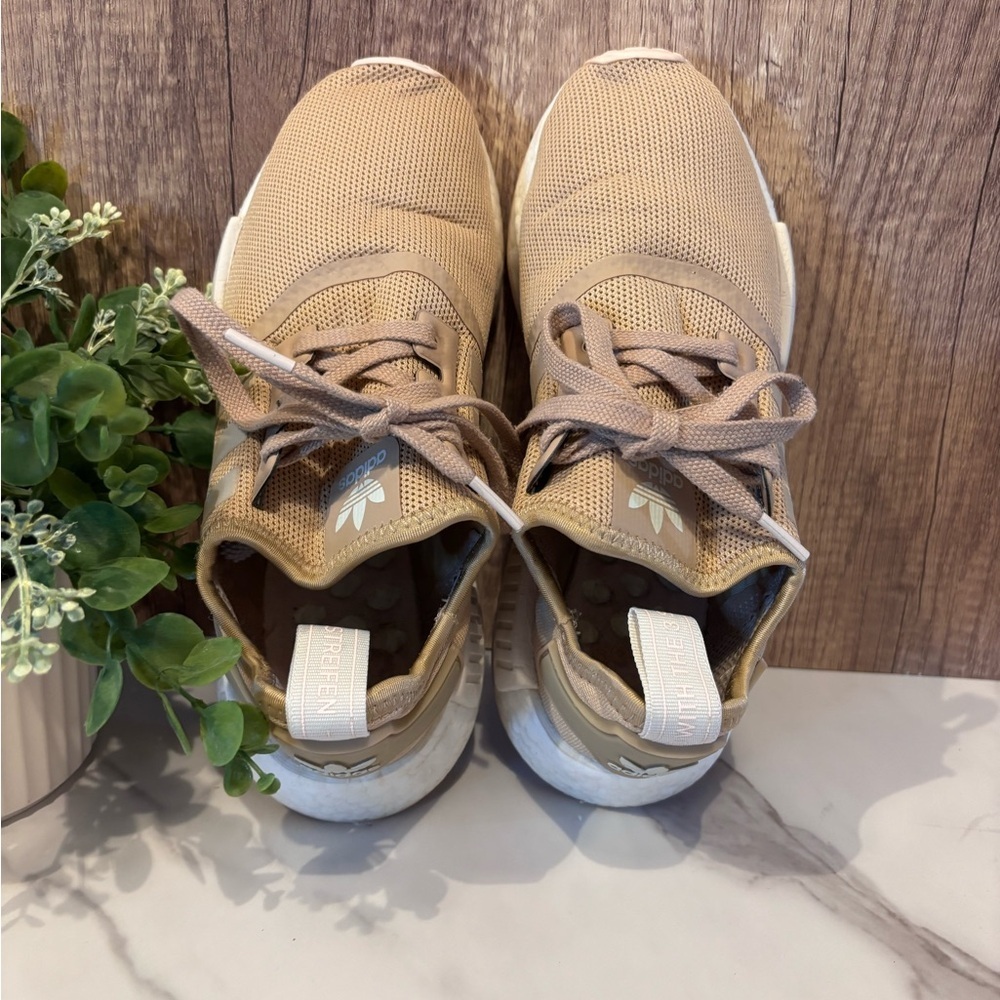 adidas Beige Athletic Shoes - Picture 4 of 8